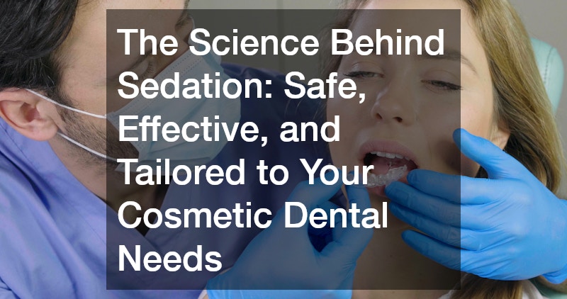 a dental patient under sedation