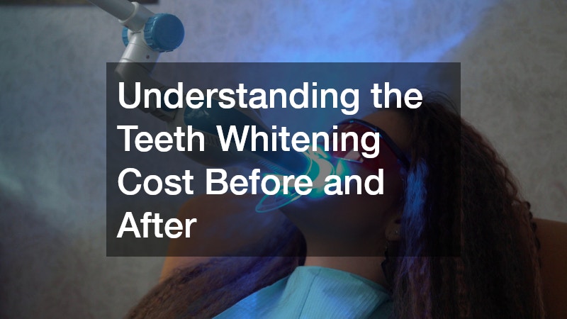 Understanding the Teeth Whitening Cost Before and After